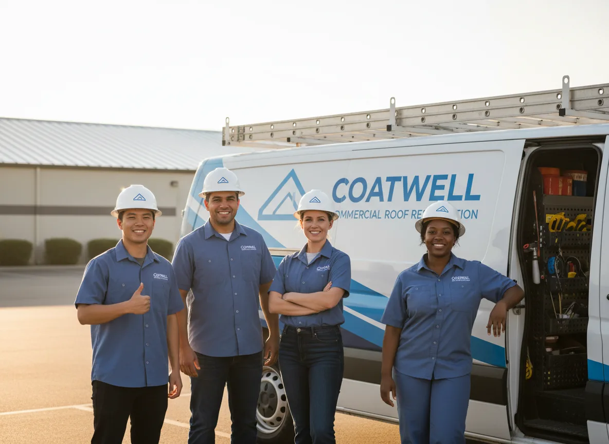 Commercial roof coating company in Strawn, TX
